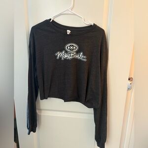 Maui Built Women's Gray Long Sleeve Tee